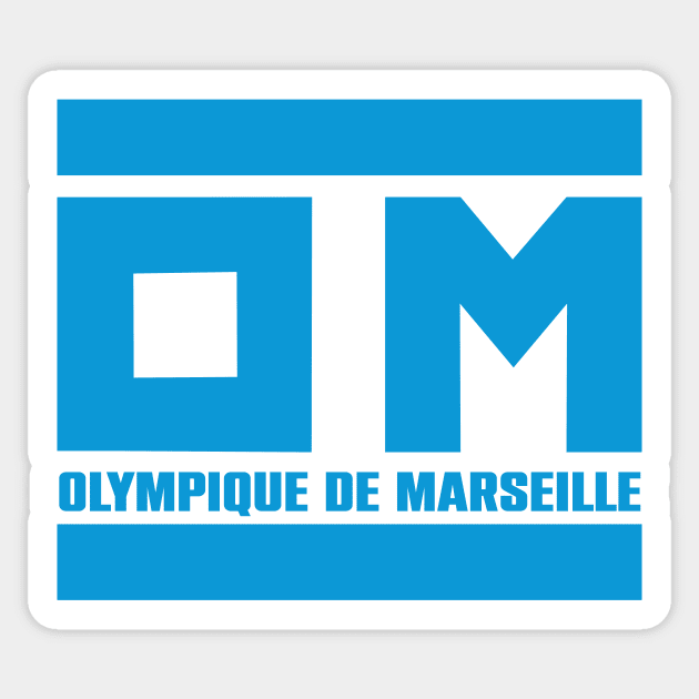 Olympic Marseille OM Sticker by lounesartdessin